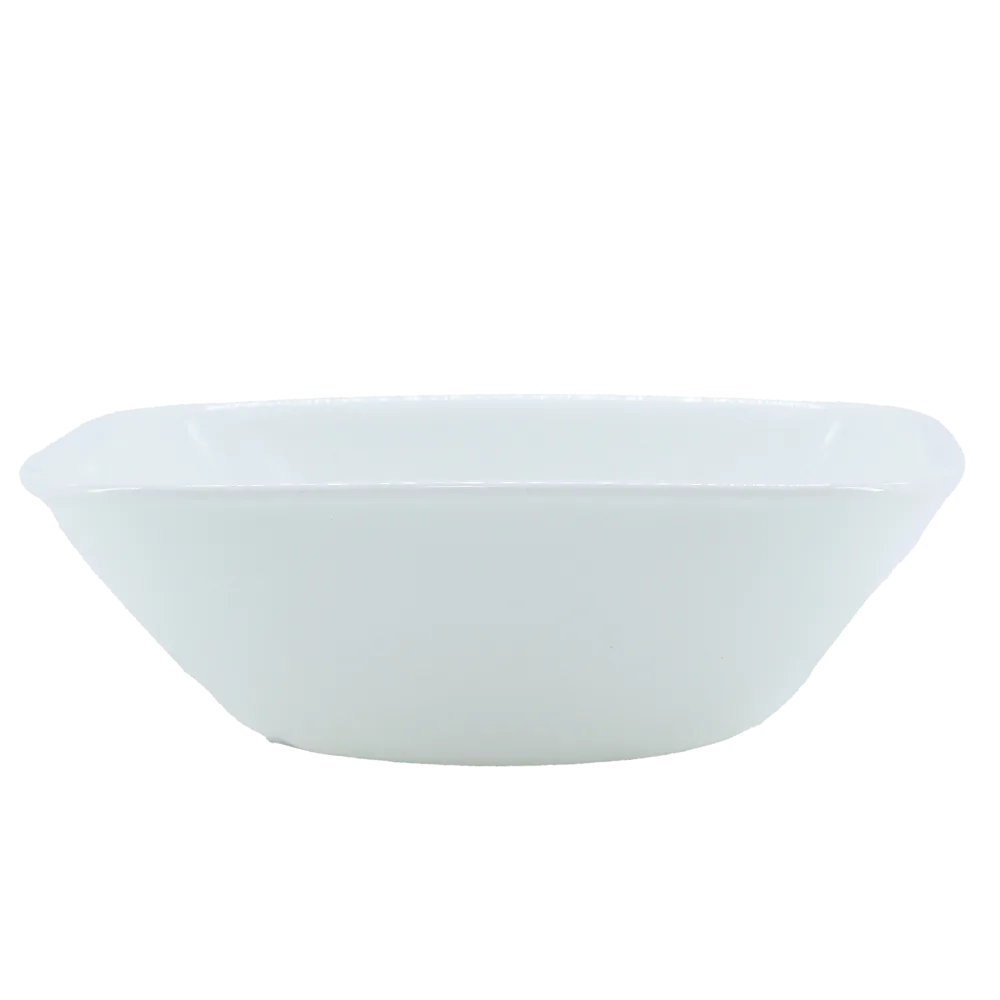 PLATO HONDO VIDRIO OPAL LINEA STUDIO BLANCO CORELLE 1 PIEZA