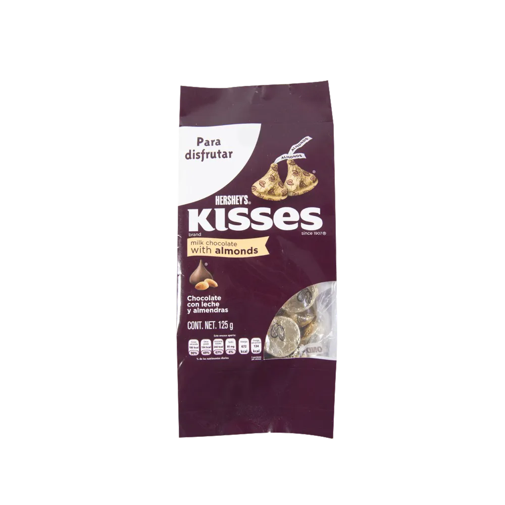 Bolsa Chocolate Almendras Kisses 125 g