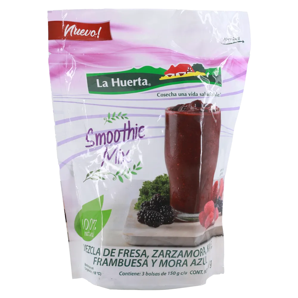 SMOOTHIE MIX DE MORAS LA HUERTA 450 GRAMOS