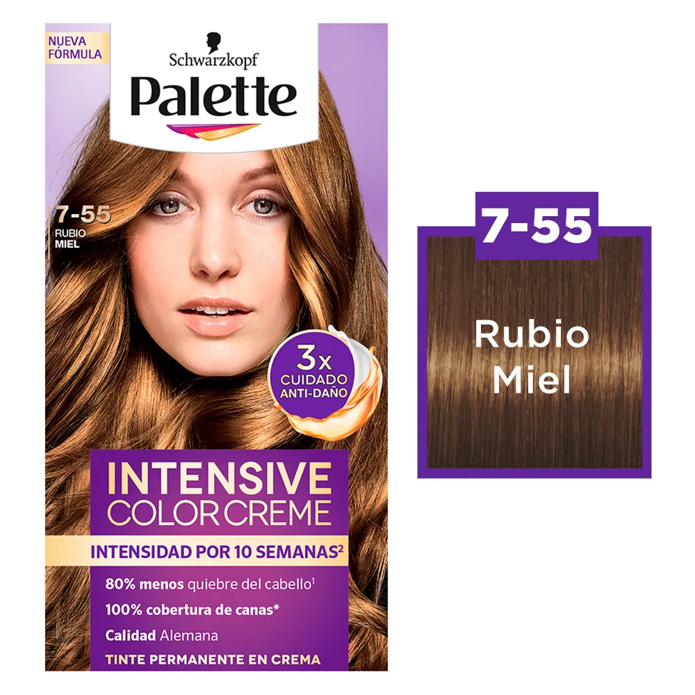 Tinte para Cabello 7-55 Rubio Miel Palette 1 pieza