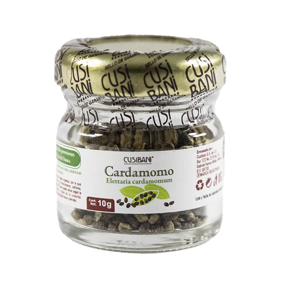 Cardamomo Entero Frasco Cusibani 10 Gr
