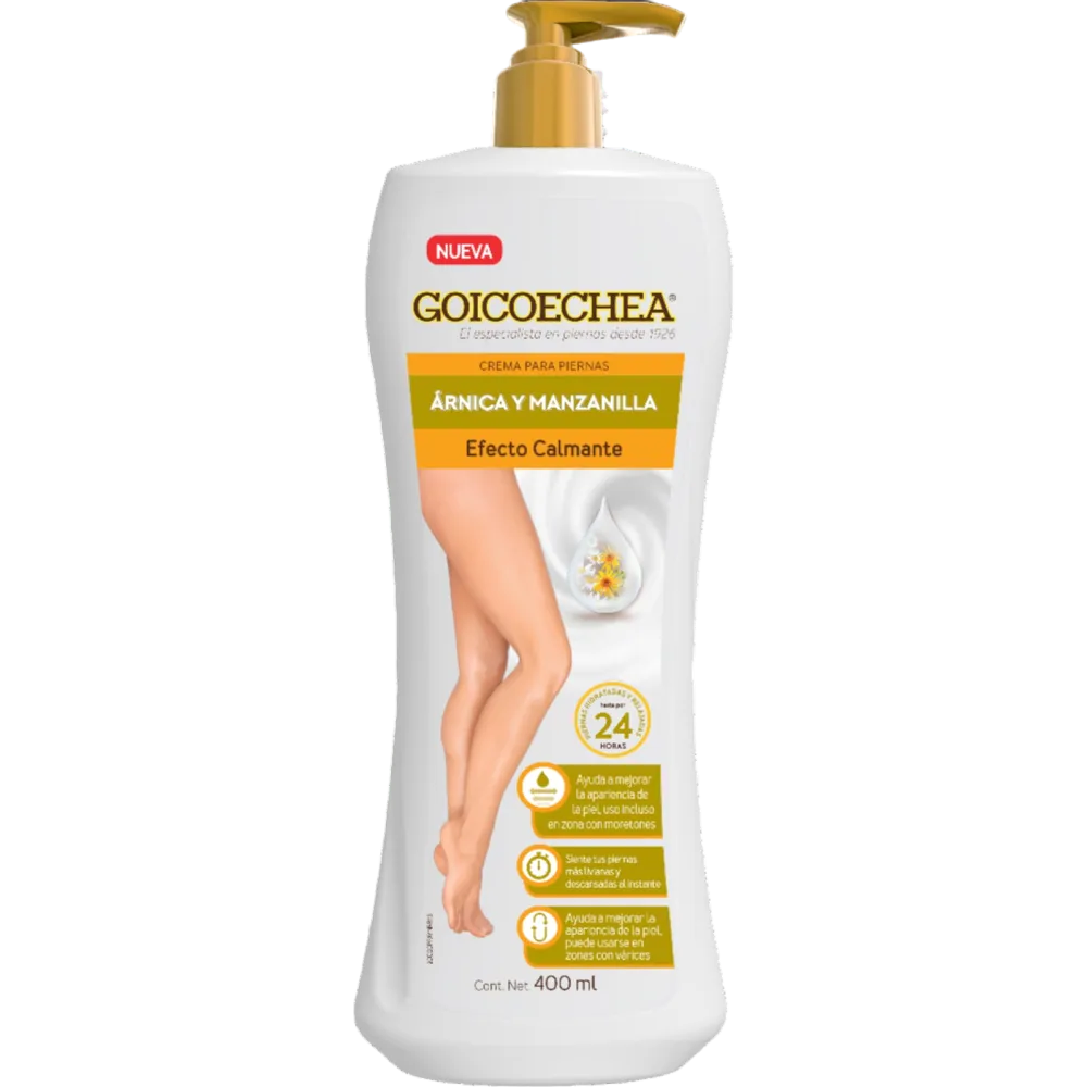 Goicoechea Crema Efecto Calmante Árnica y Manzanilla   400 Ml