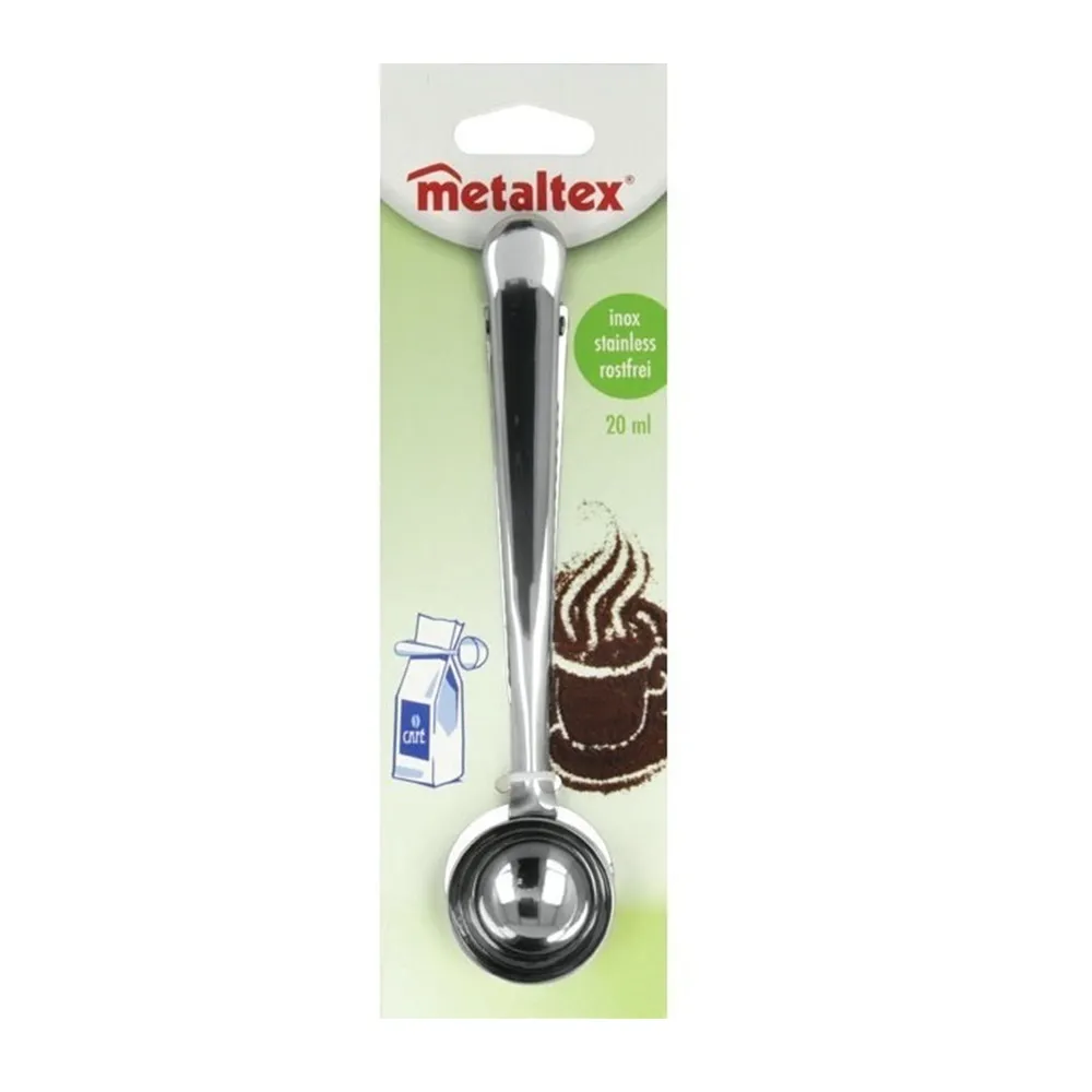 Medida Para Cafe Con Clip Acero Inoxidable Metaltex 1 Pz