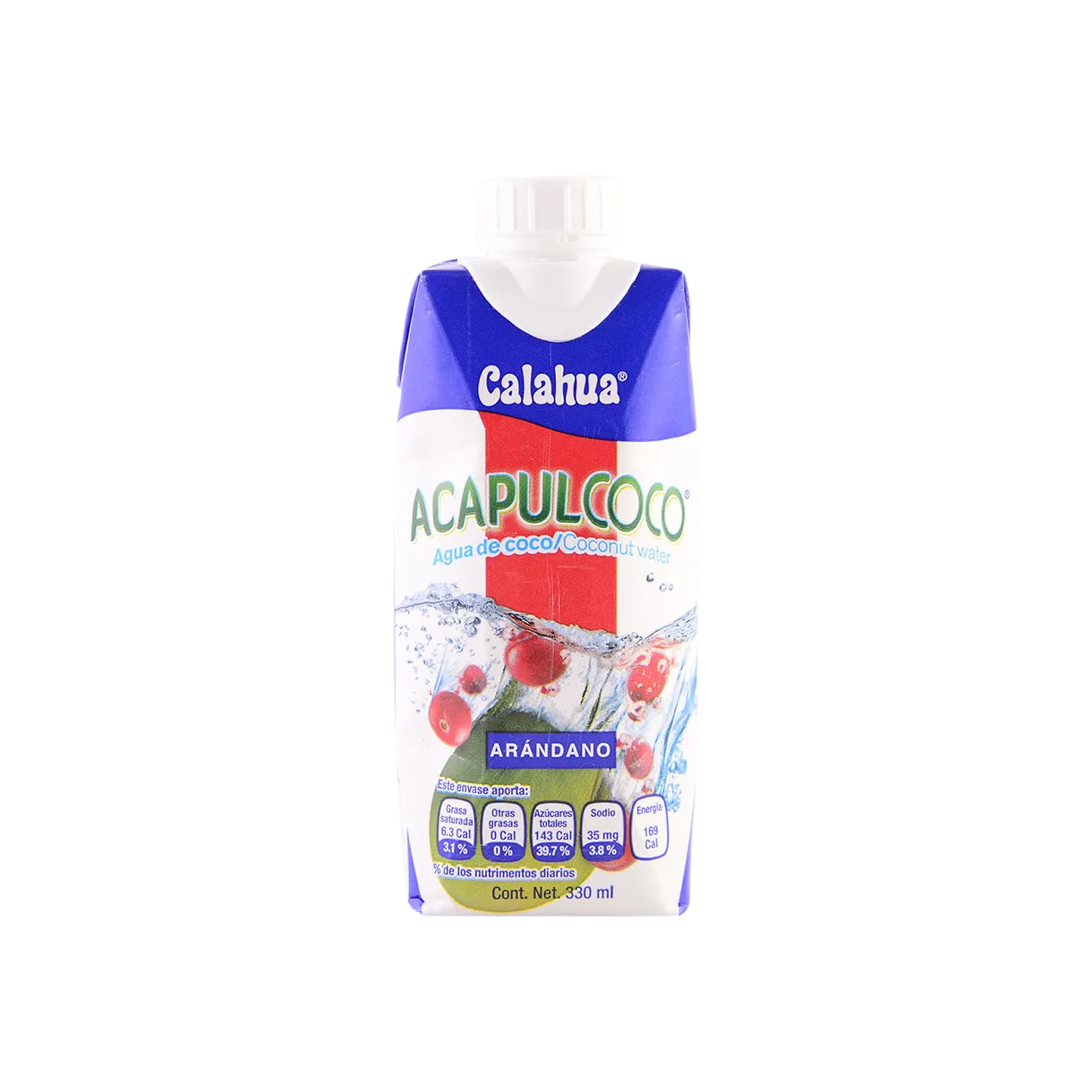 Agua De Coco Arandano Acapulcoco 330 Ml
