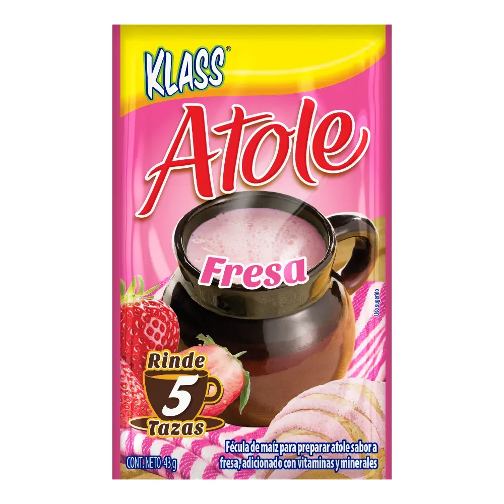 Atole Fresa Klass 43 g