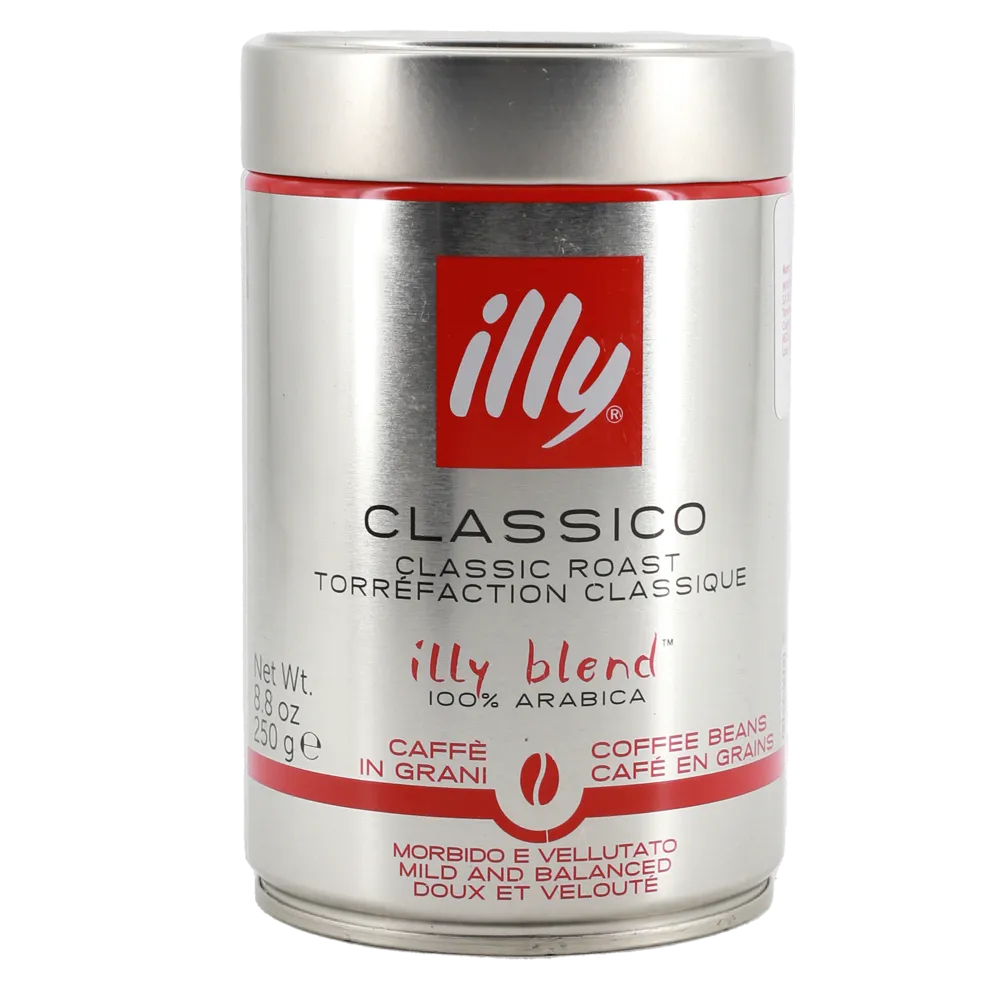 Cafe En Grano Tostado Clasico Illy 250 Gr