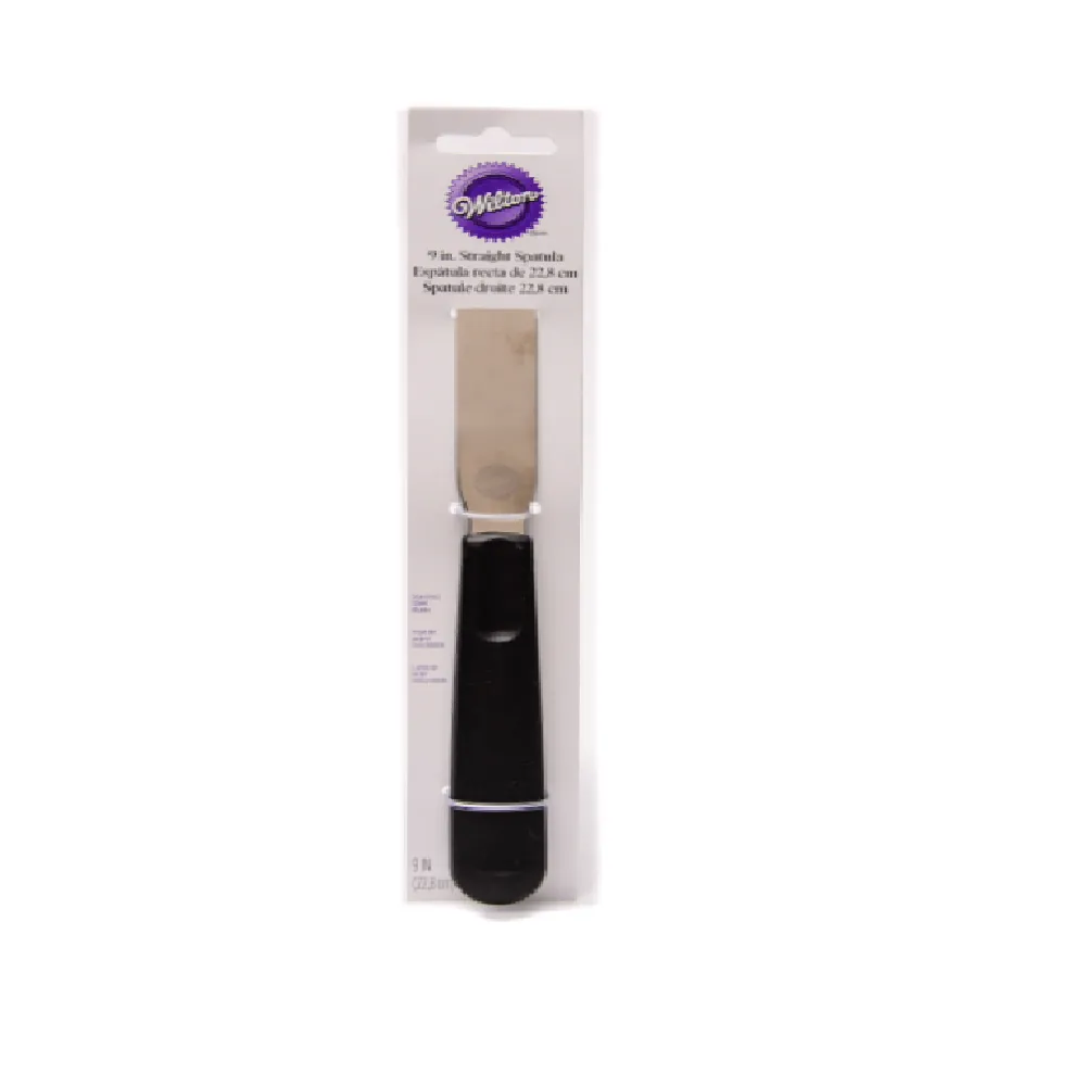 ESPATULA RECTA 9" MANGO NEGRO 409-7713 WILTON 1 PIEZA