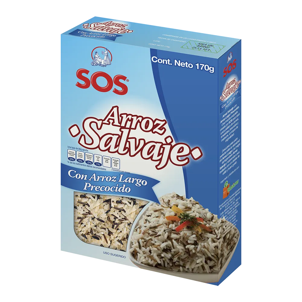 Arroz Salvaje precocido Sos 170 g