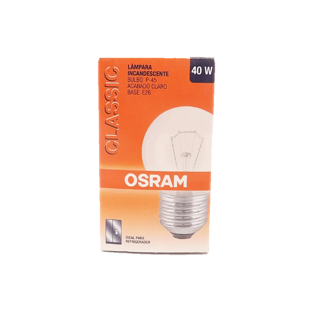 Foco 40 W Horno/ Refrigerador Osram 1 Pz