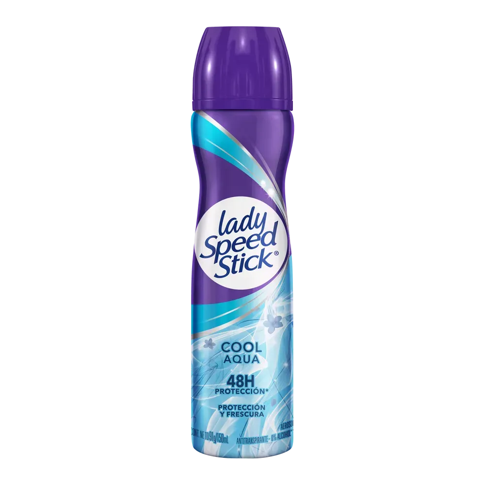 Antitranspirante Aerosol Cool Aqua Lady Speedstick 150 Ml