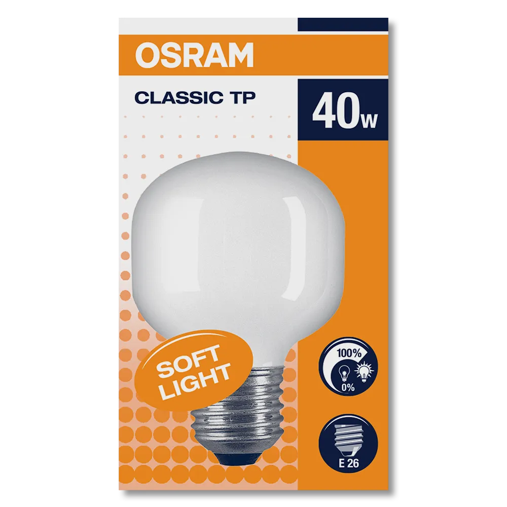 Lampara Mini Bellalux 40W Soft Light Blanca Osram 1 Pz