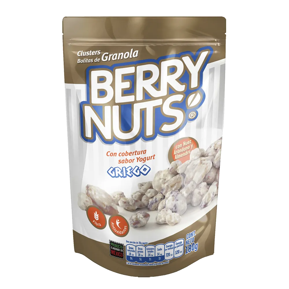 Bolsa Granola Yogurt Griego Berry Nuts 180 g