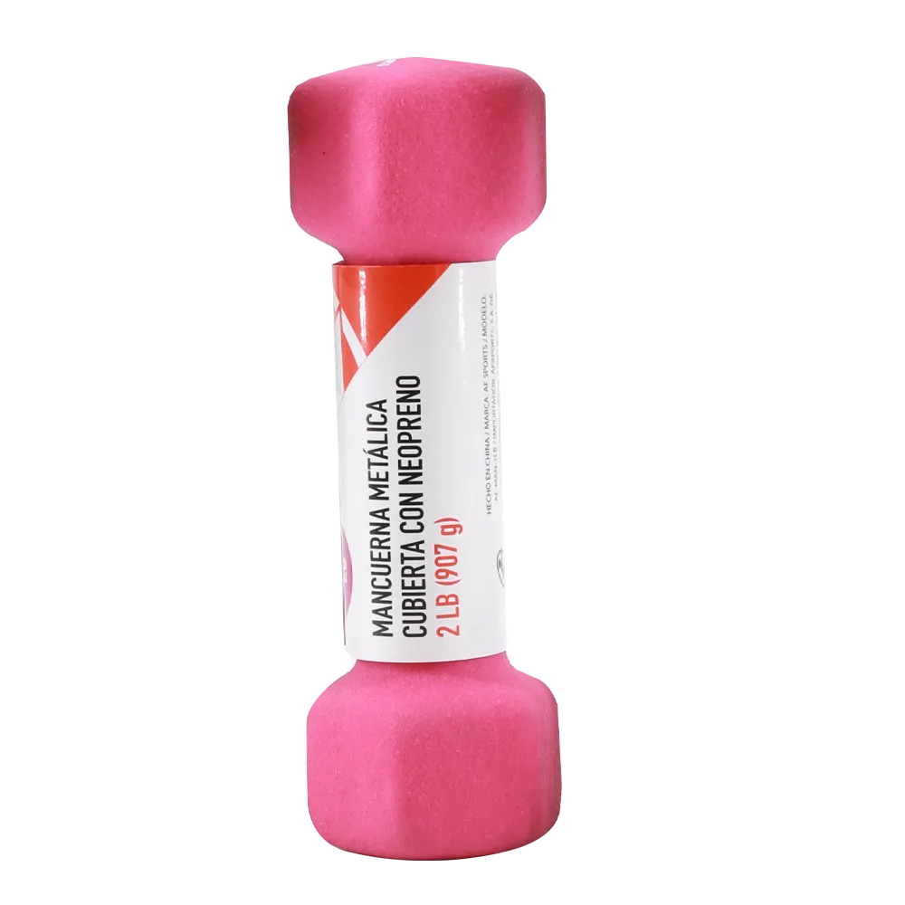MANCUERNA DE NEOPRENO 2LB MULTICOLOR AMAZING FITNESS 1 PIEZA
