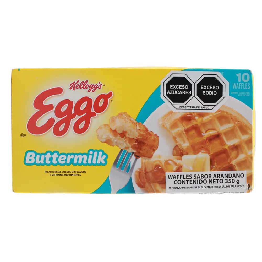 Eggo Waffles Buttermilk Eggo 349 g