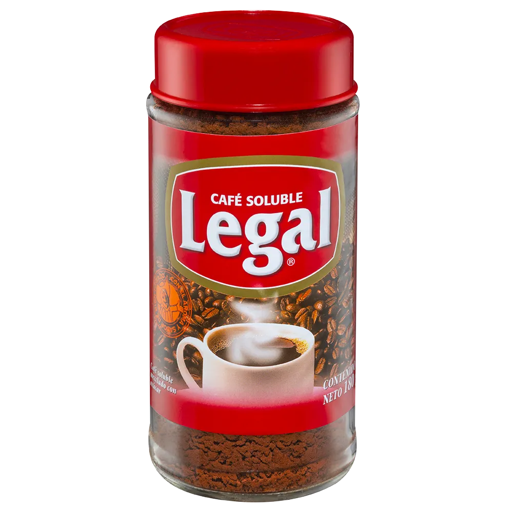 Cafe Soluble Con Azucar Legal 180 g