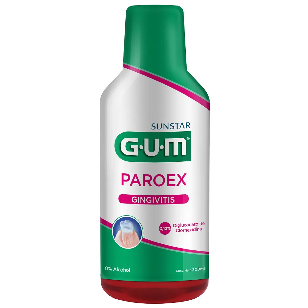 Enjuague Bucal Paroex Gingivitis Solucion Gum 300 Ml