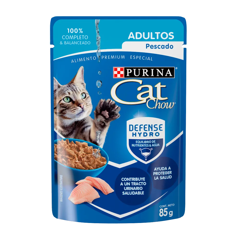 Alimento Humedo Premium Para Gato Pescado Cat Chow 85 g
