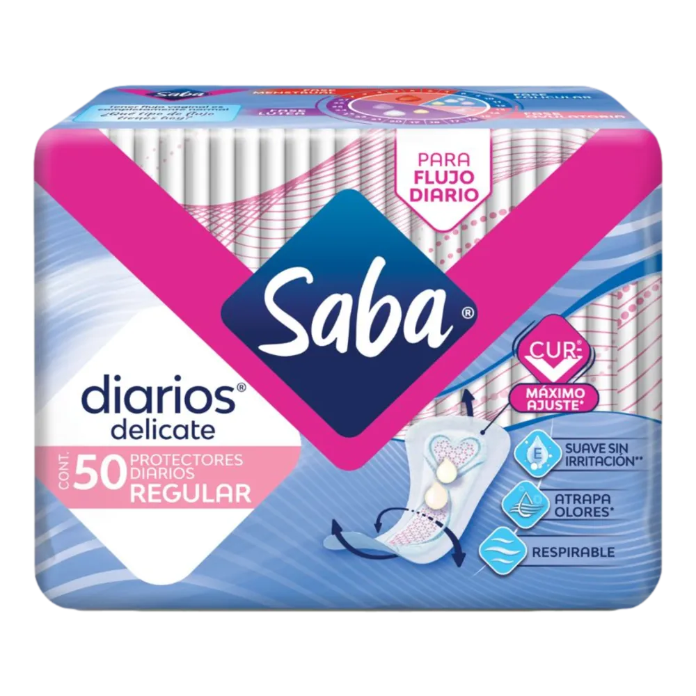 Pantiprotector Regular Saba 50 Pza