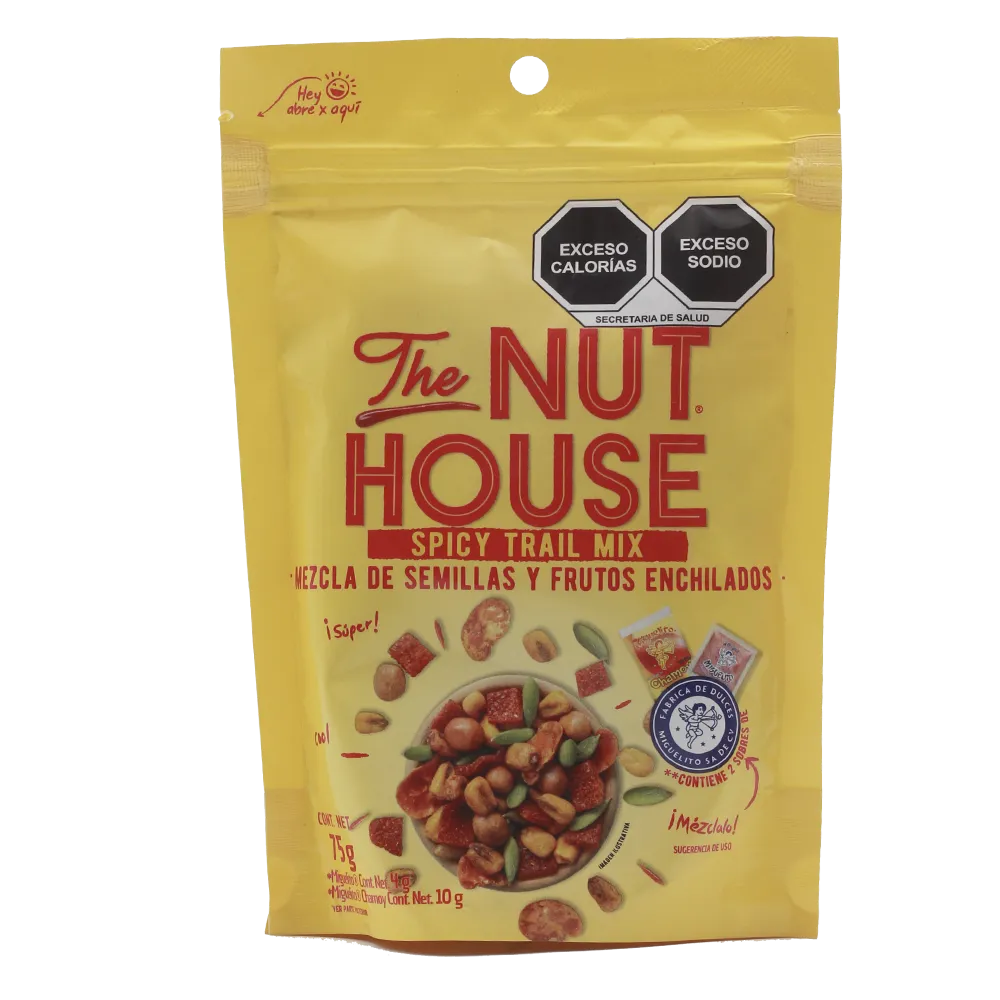 Mezcla Semillas Y Frutos Enchilados The Nut House 75 g