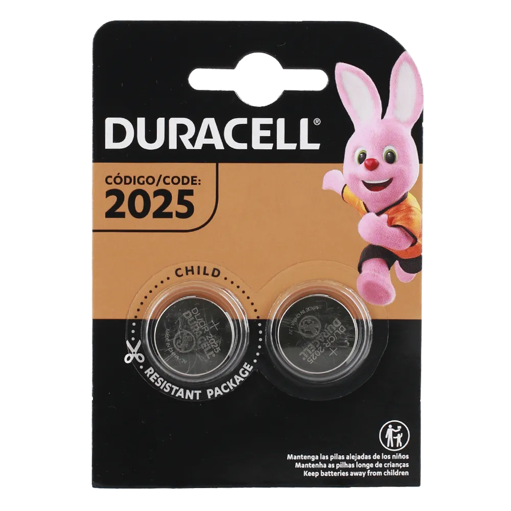 Pila Especialidad 2025 Con 2 Pzs Duracell 1 Pz