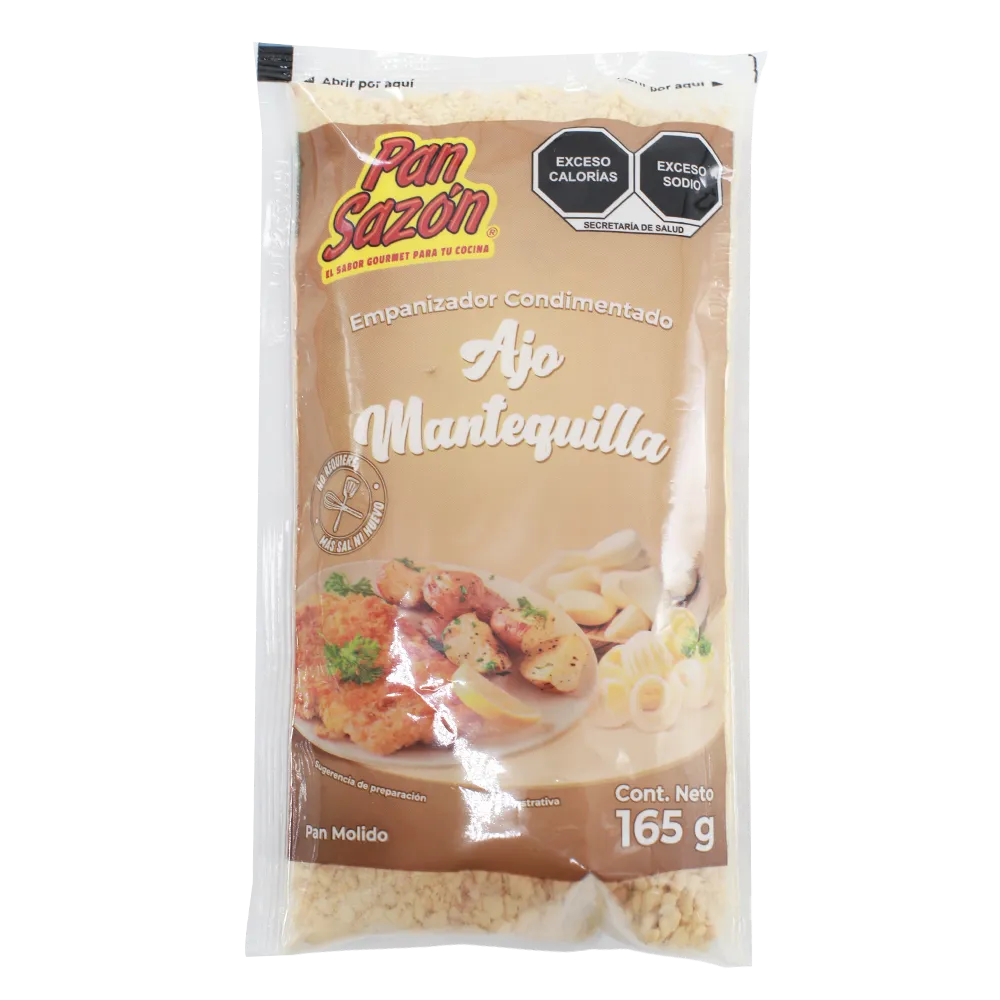 Empanizador Condimentado Ajo Mantequilla Pan Sazon 165 Gr