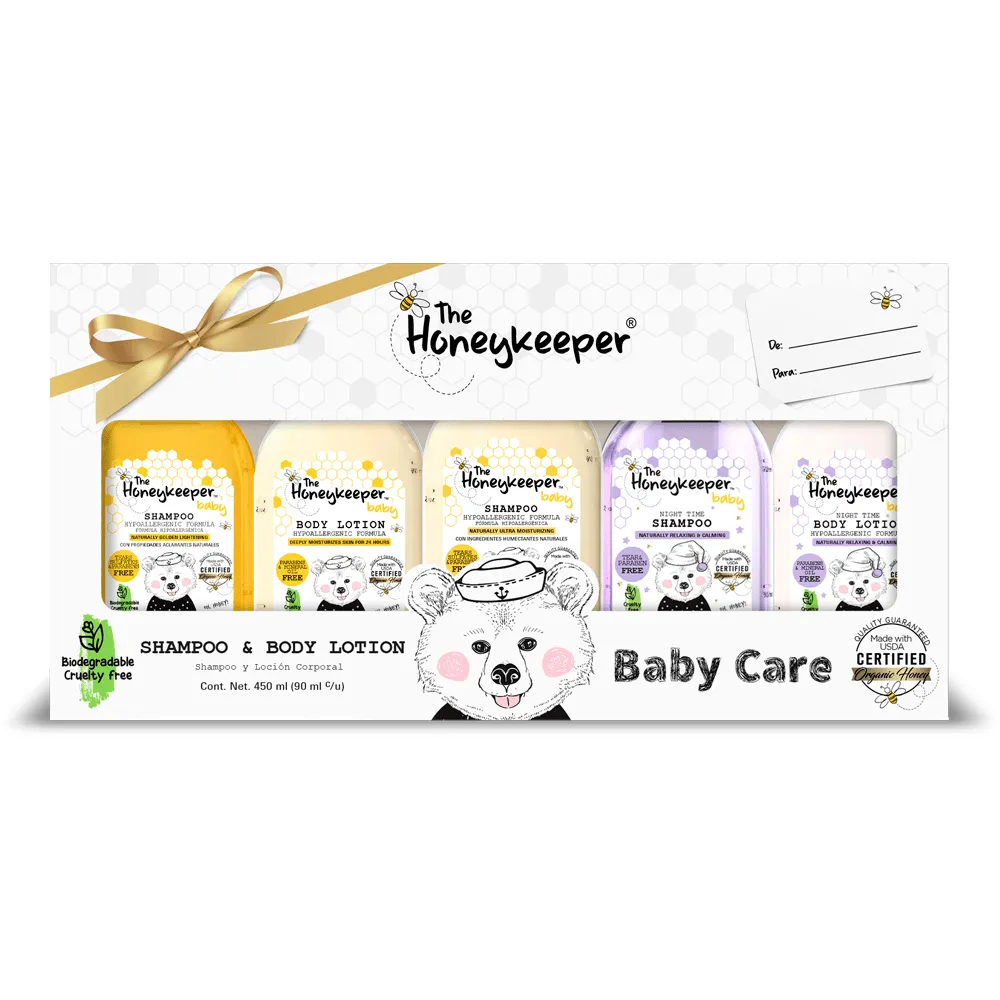 Kit Shampoo Y Crema Honeykeeper 5 Pza