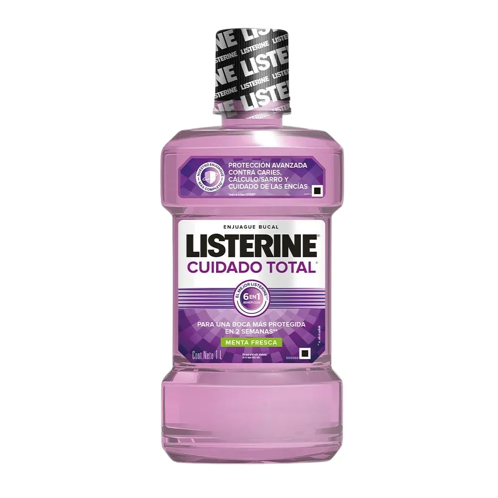 Enjuague Bucal Cuidado Total Listerine 1 Lt