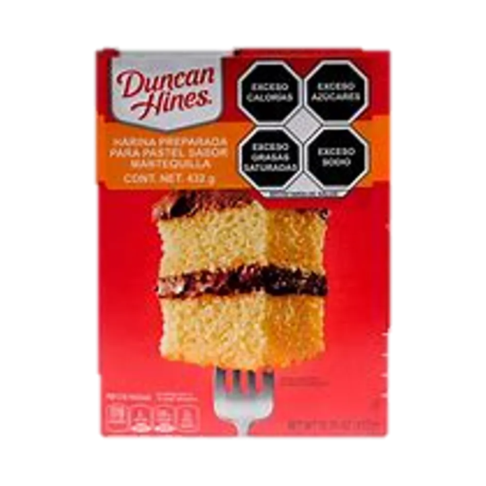 Harina Para Pastel Mantequilla Duncan Hines 432 Gr