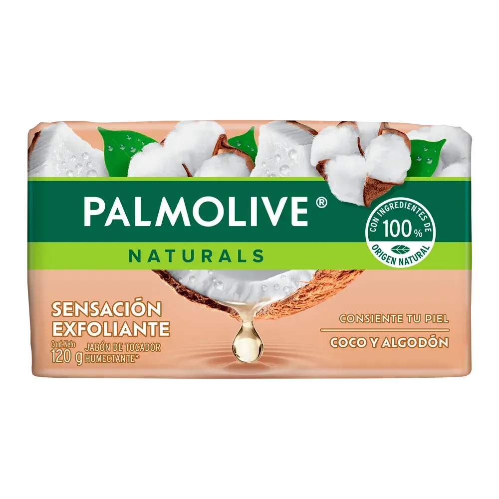 Jabon Barra Coco Y Algodón Palmolive 120 g