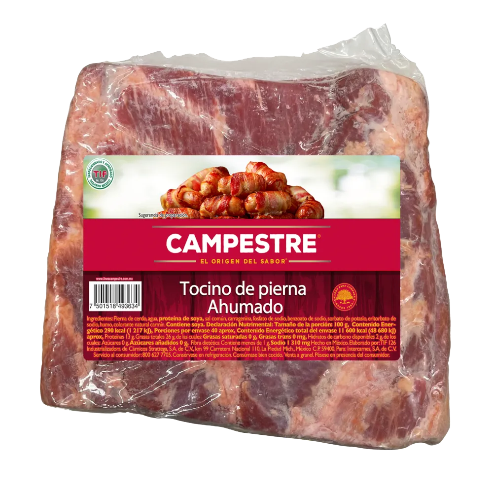 Tocino De Pierna Rebanado Campestre Kg
