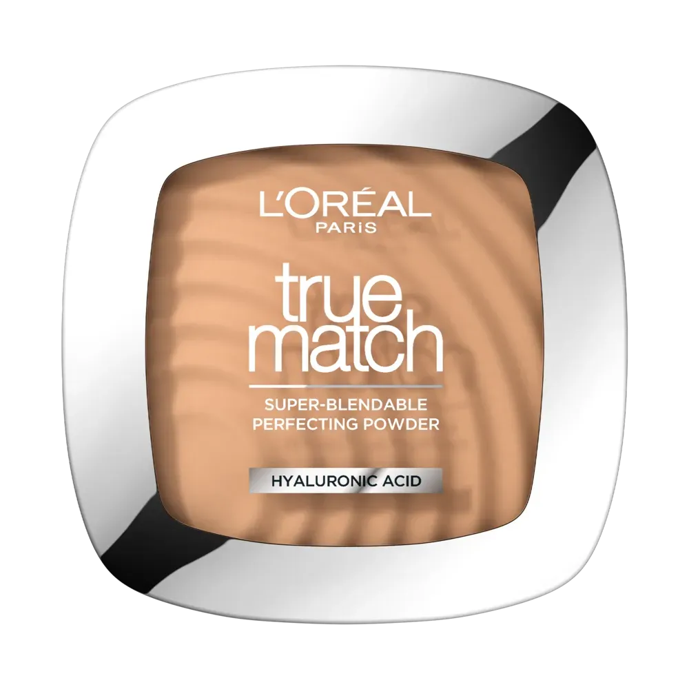 Polvo True Match 3.De 3.W Beige Dorado Loreal 9 Gr
