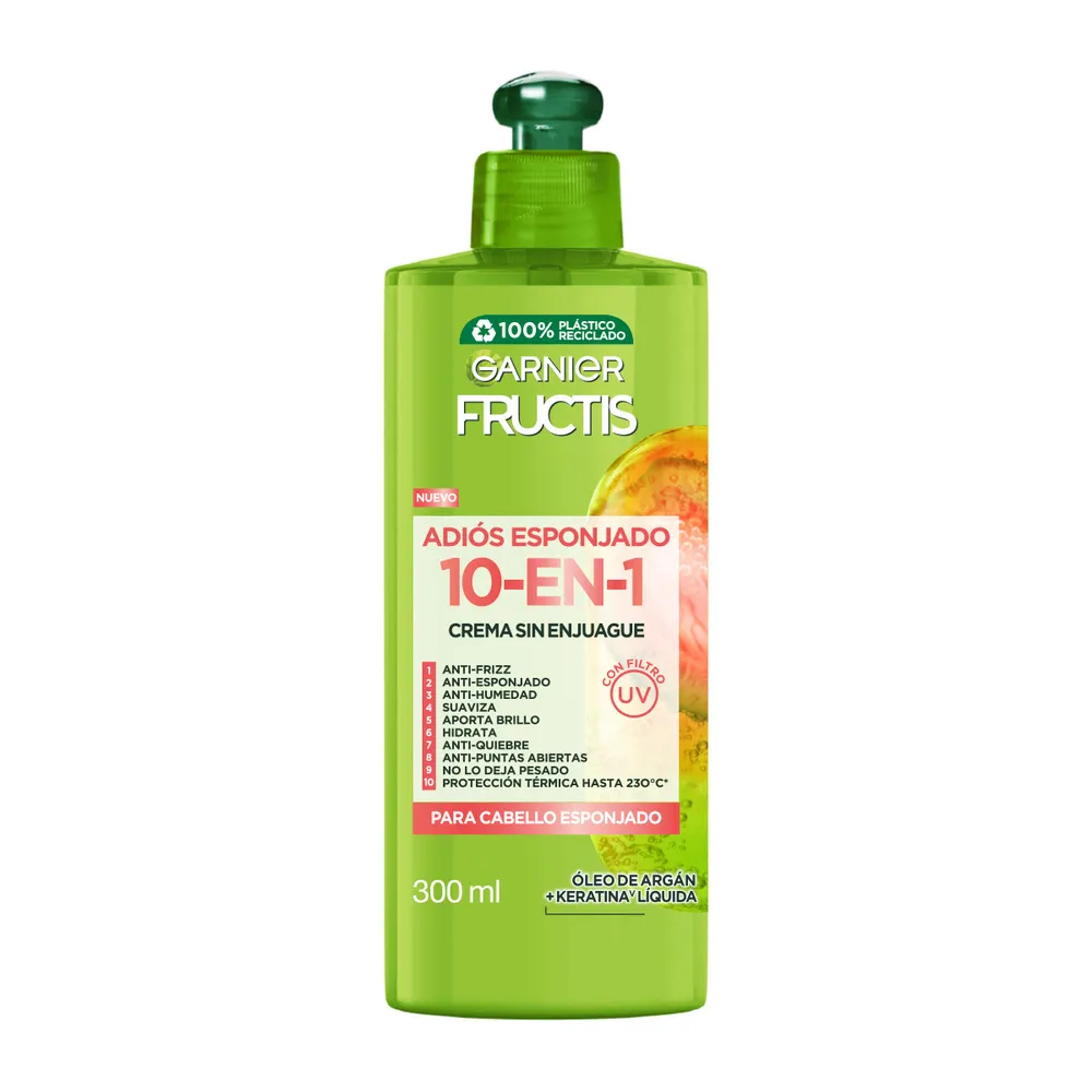Crema Peinar 10 En 1 Adios Esponj Fructis 300 Ml