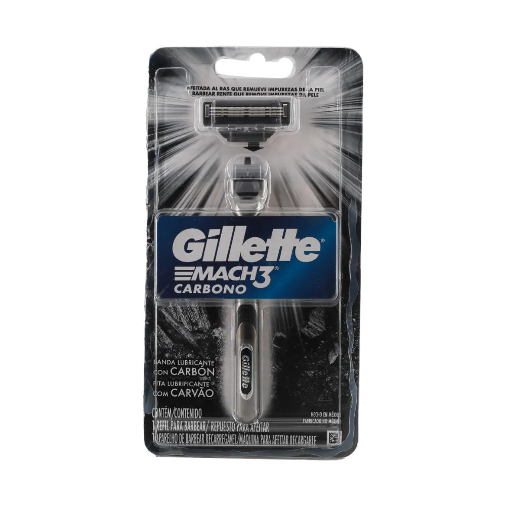 Maquina Afeitar Carbon Mach 3 2 Pza