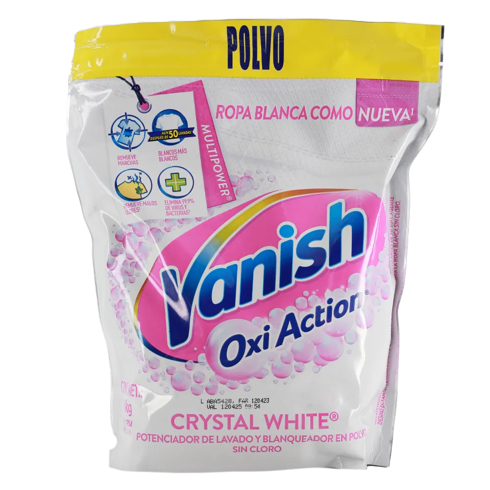 Removedor Quitamanchas en polvo Vanish 1.8 kg
