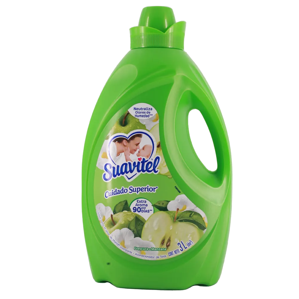 Suavizante Cuidado Superior manzana Suavitel 3 lt