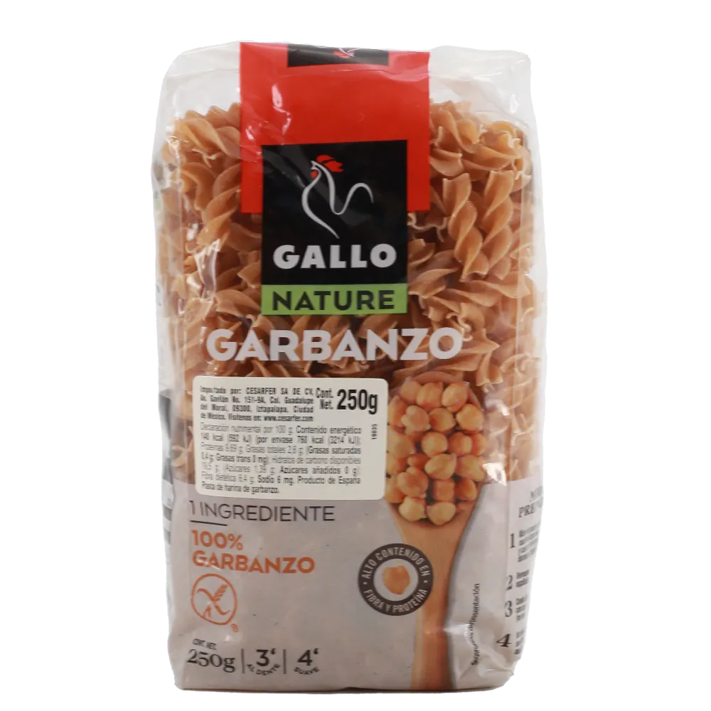 pasta de garbanzo para sopa helice Gallo Nature 250 g