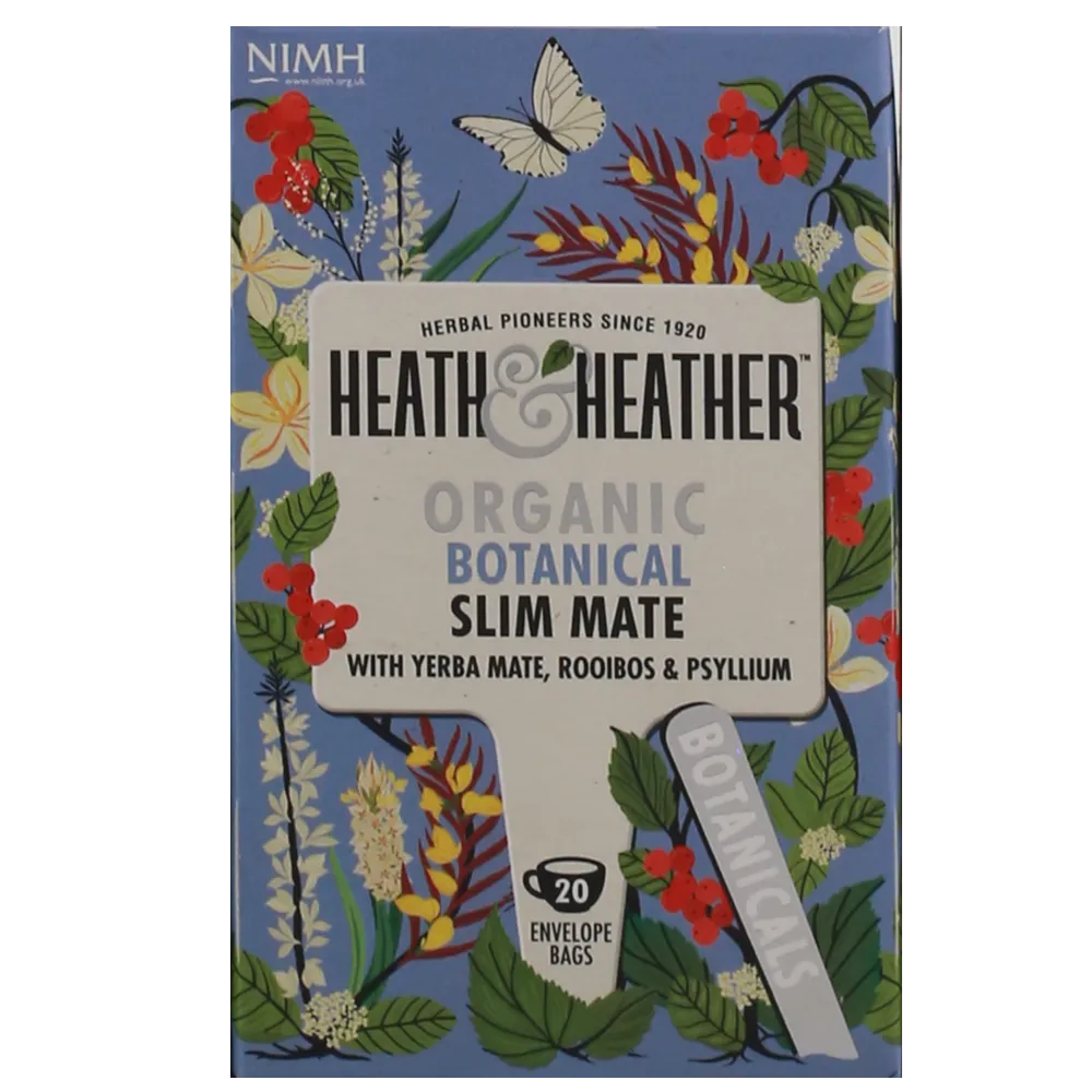 Te Botanical Slim Mate Organico Heath & Heather 20 Sobres