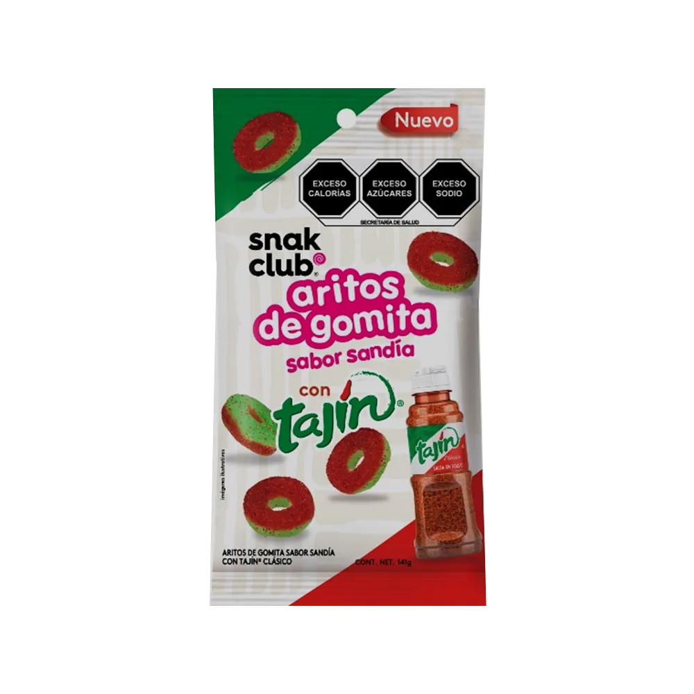 Gomitas De Sandia Espolvoreadas Con Tajin Snak Club 141 g
