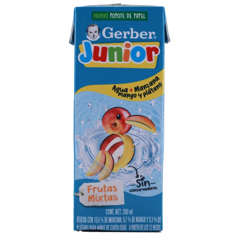 Bebida Frutas Mixtas Gerber Junior 200 Ml