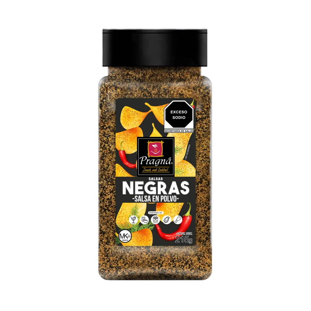 Sal Coctelera Con Salsas Negras Para Botana Pragna 215 g