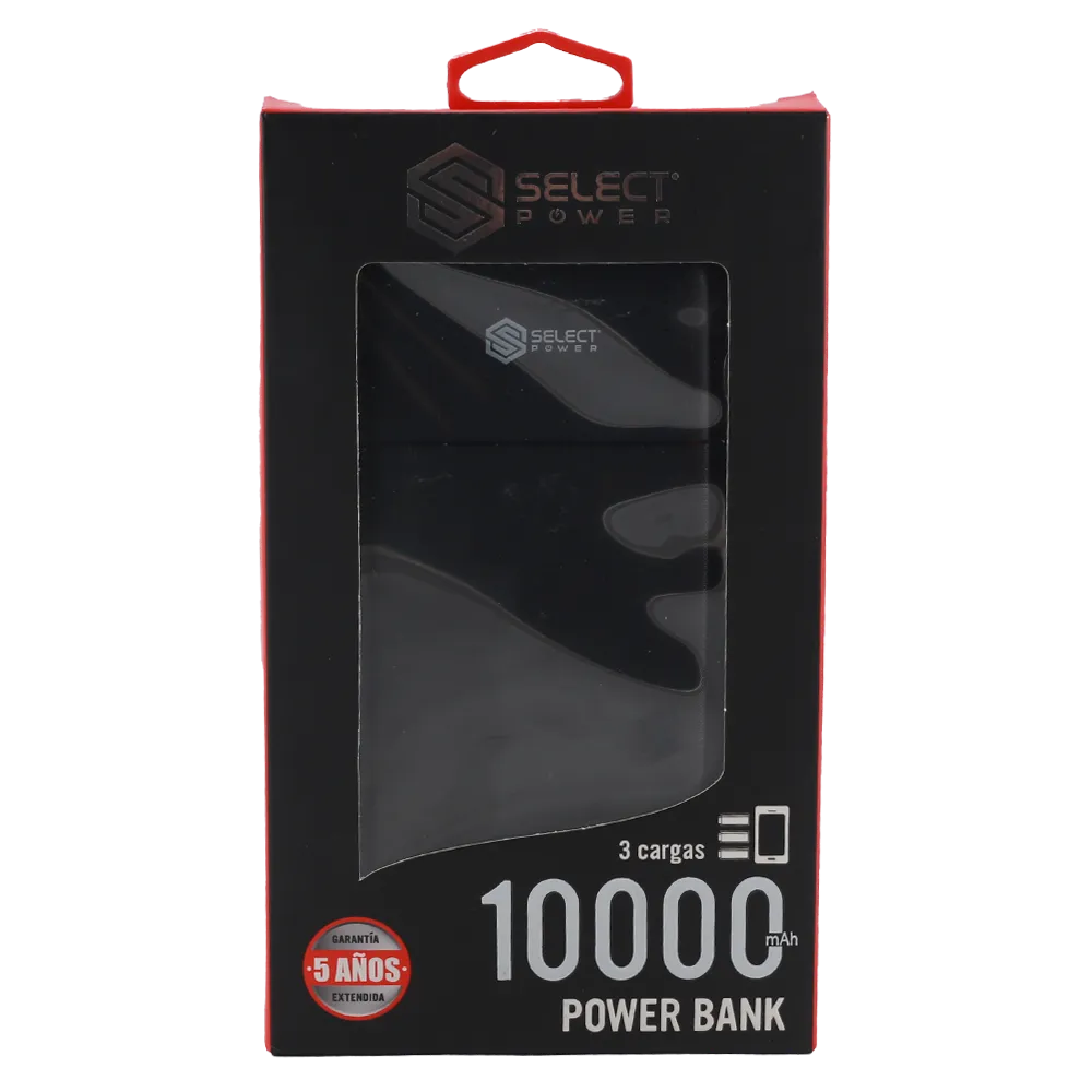 POWER BANK 10000 M A H SELECT POWER 1 PIEZA