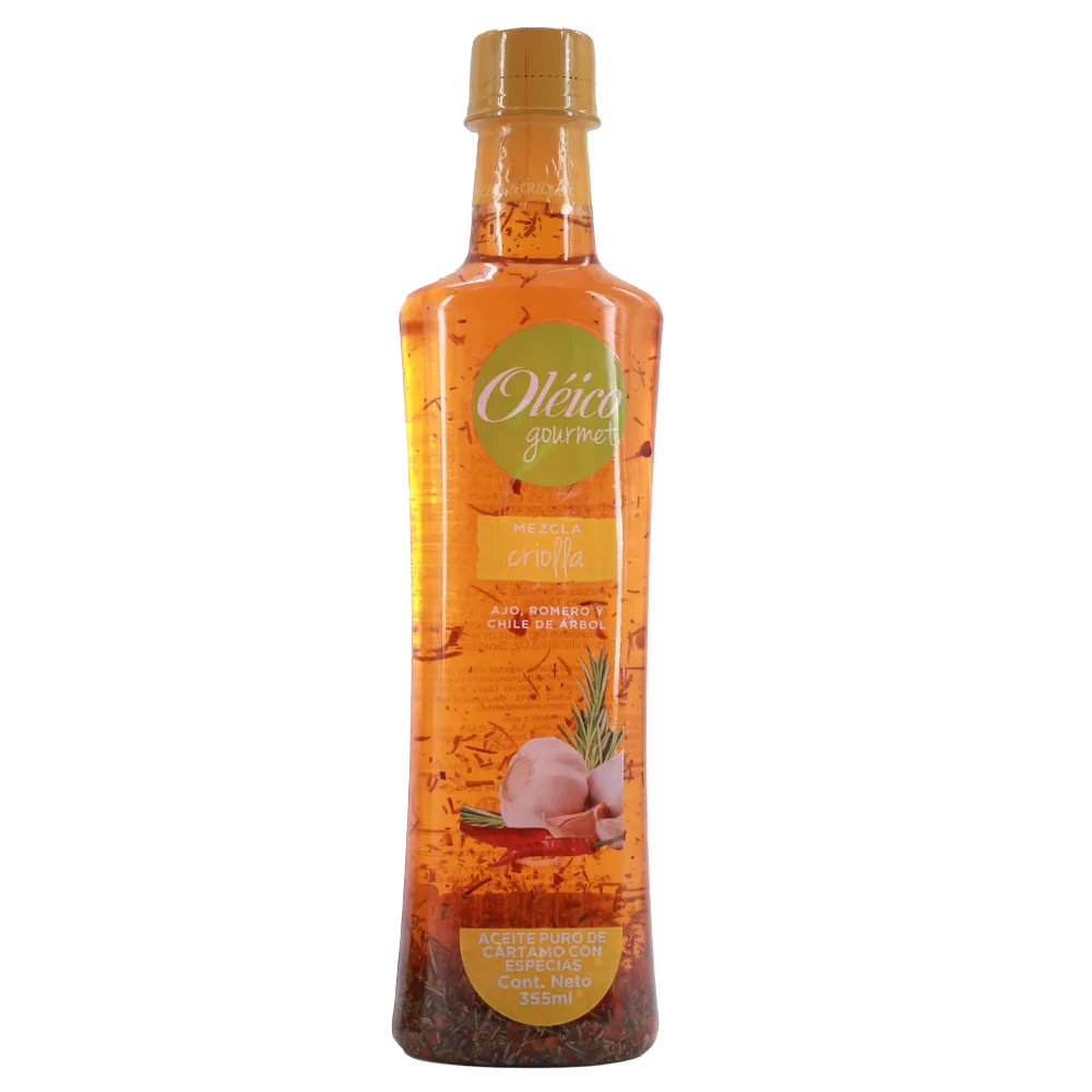 Aceite Puro De Cartamo Mezcla Criolla Oleico 355 ml