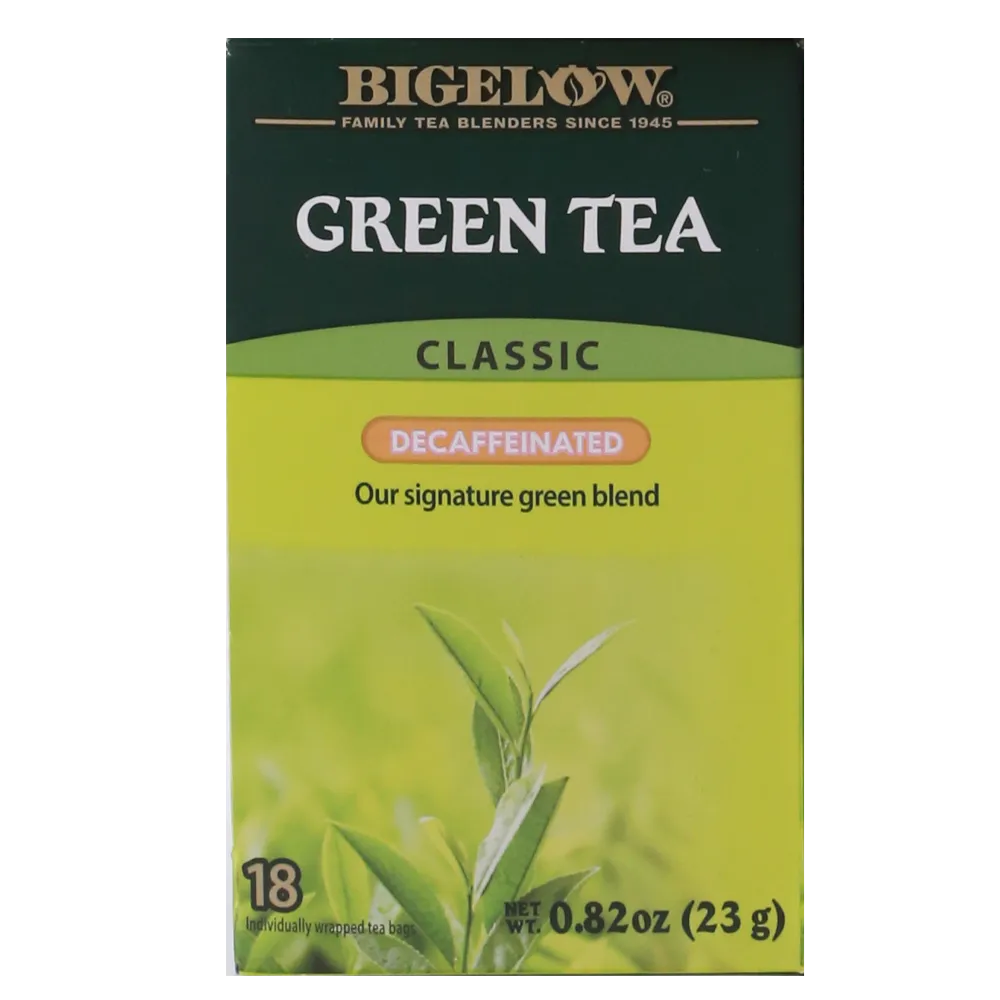 Te Verde Clasico Descafeinado Bigelow 18 Sobres