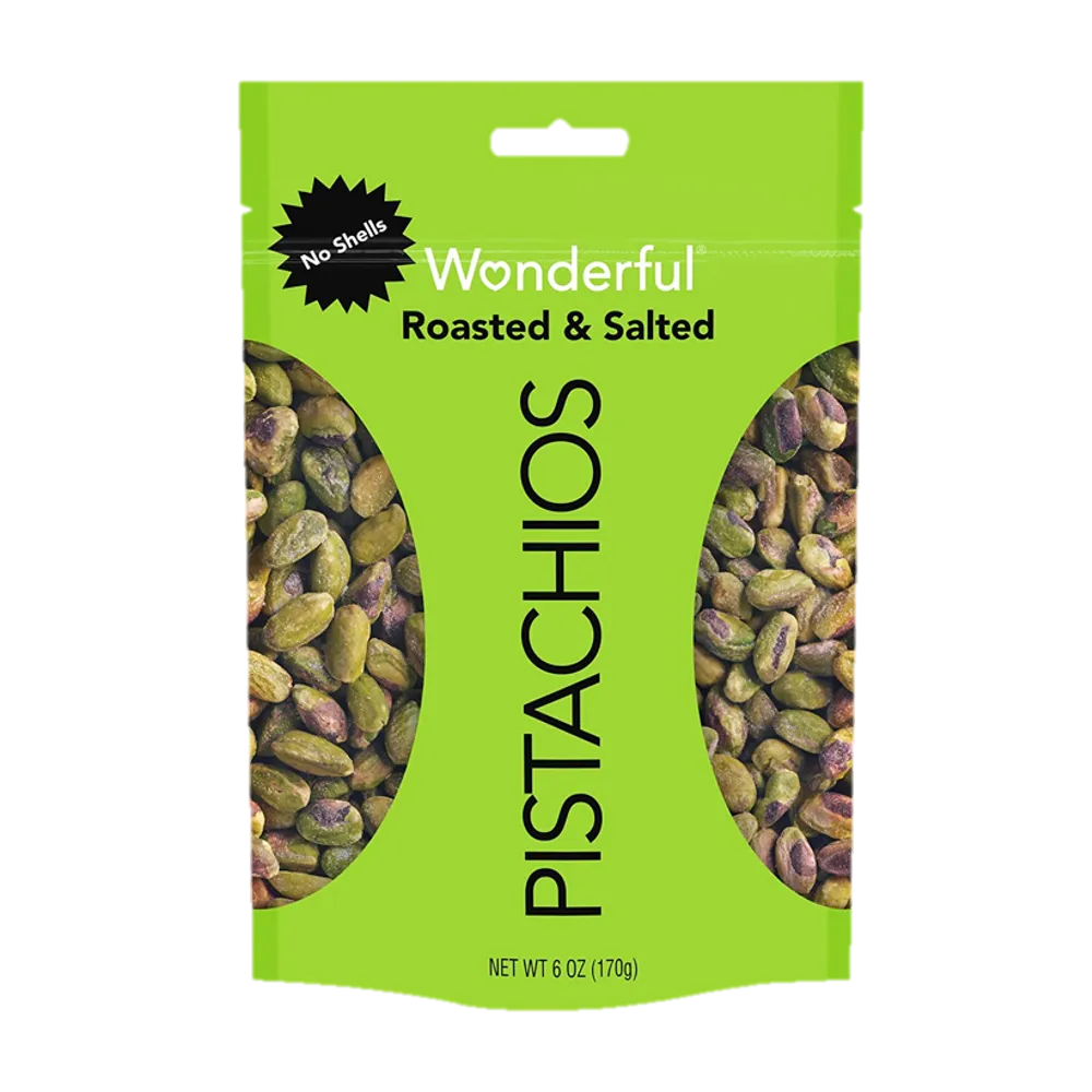 PISTACHO SIN CASCARA TOSTADO SALADO WONDERFUL 170 GRAMOS
