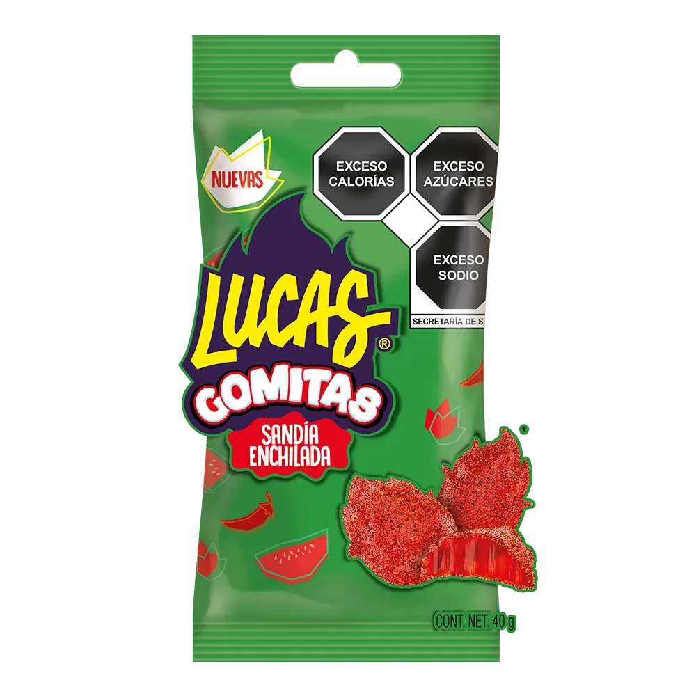 GOMITAS SANDIA LUCAS 40 GRAMOS