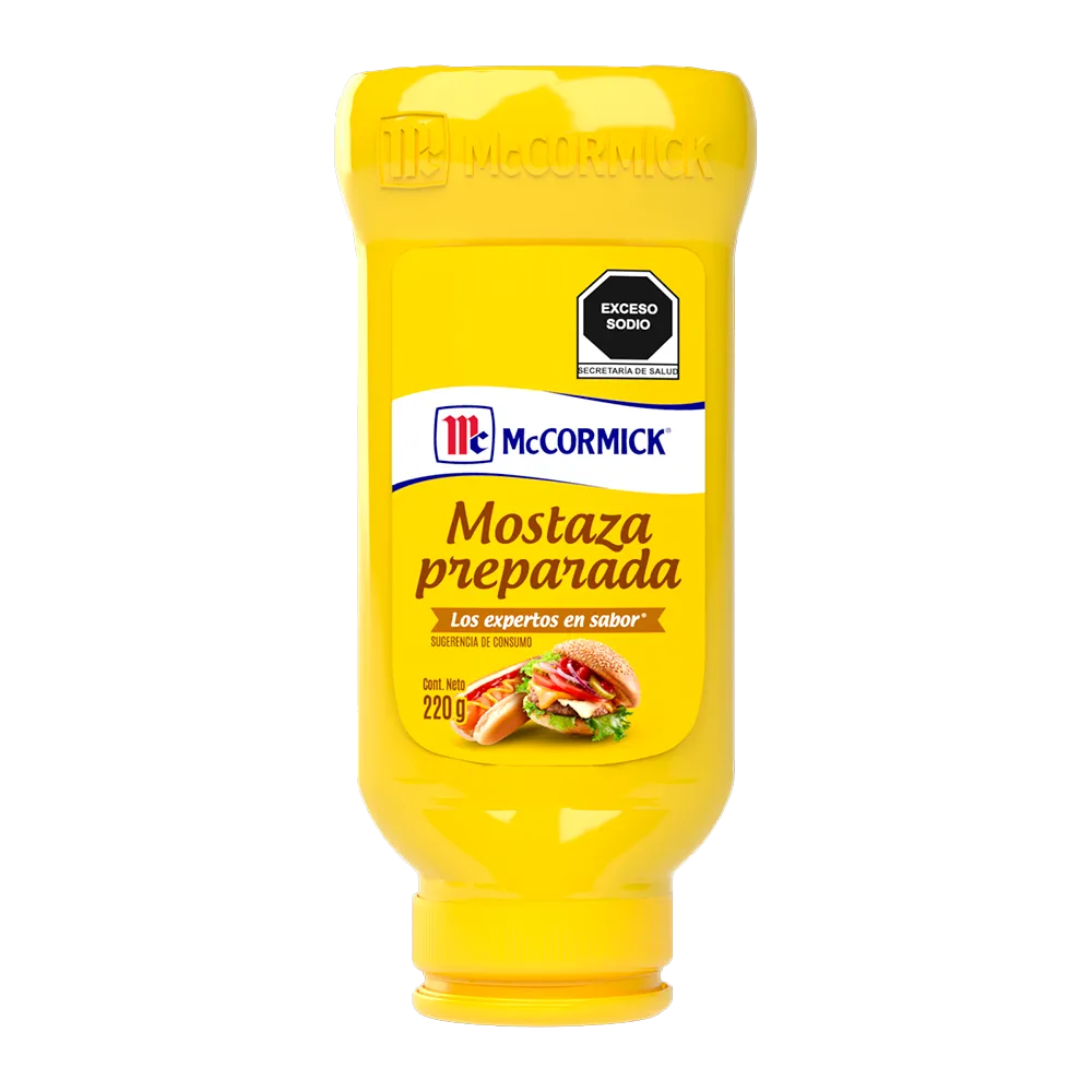 Mostaza Preparada Squeeze Mccormick 220 g