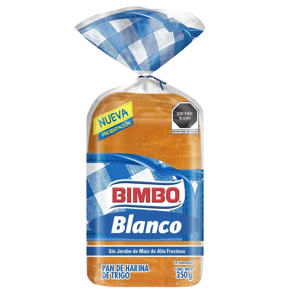 Pan Blanco Bimbo 350 g
