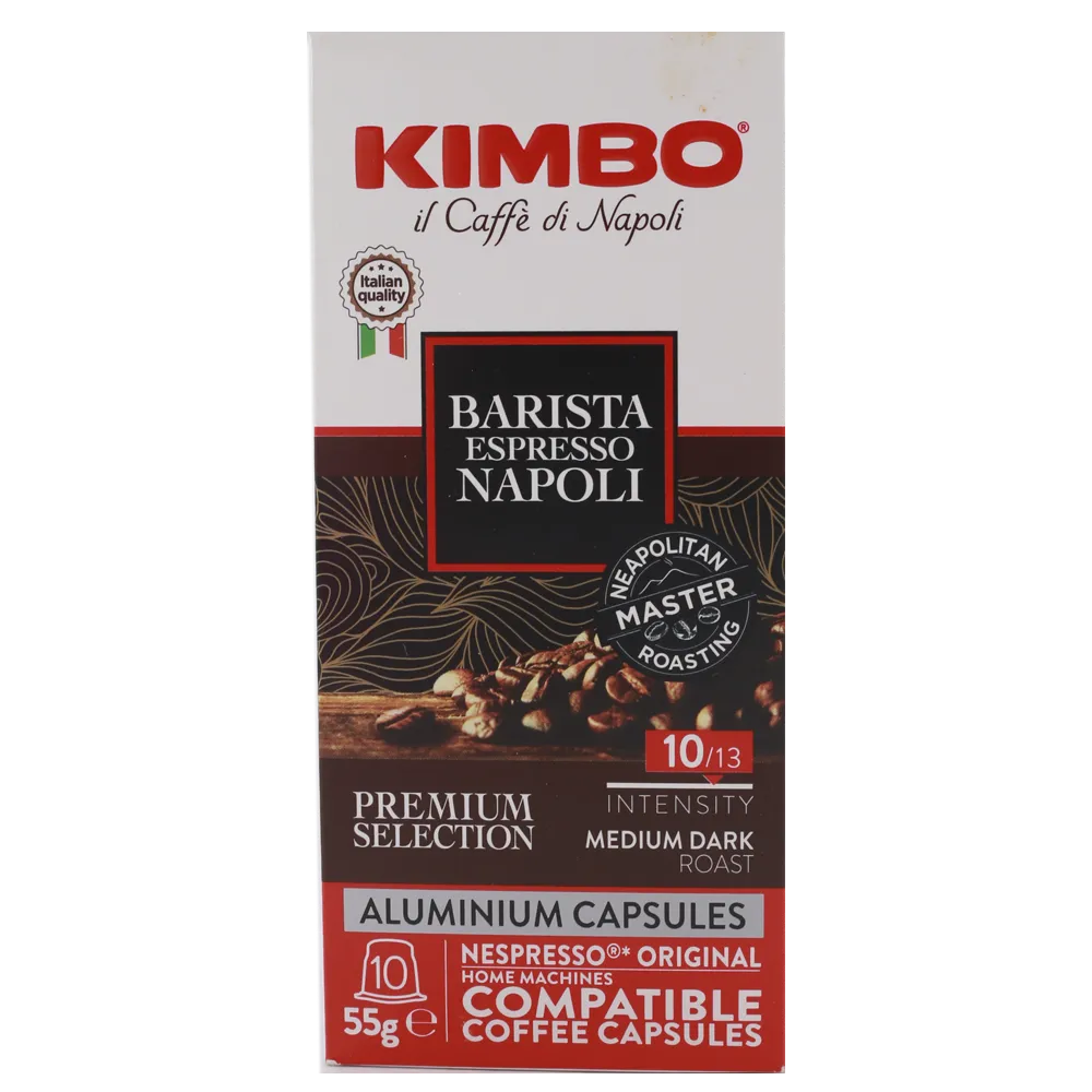 Cafe En Capsula Barista Espresso Napoli Kimbo 10 Cap