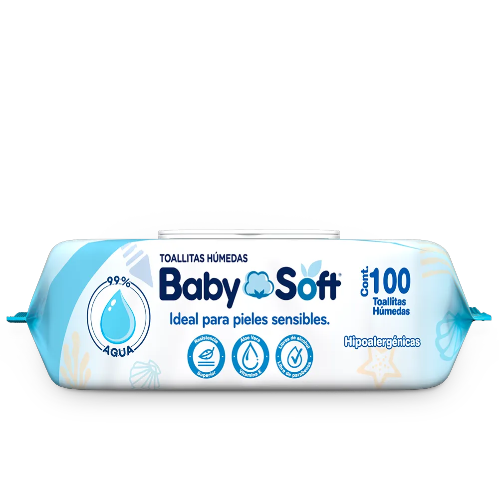 Toallitas Baby Soft 100 Pz Baby Soft 100 Pza