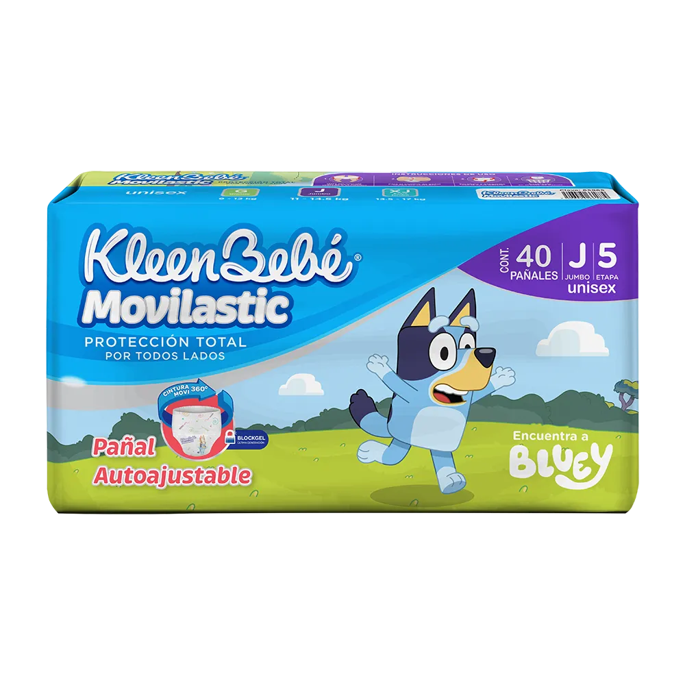 Kbb Movilastic Bluey Jumbo 40S Autoajustable Movilastic 40 Pz